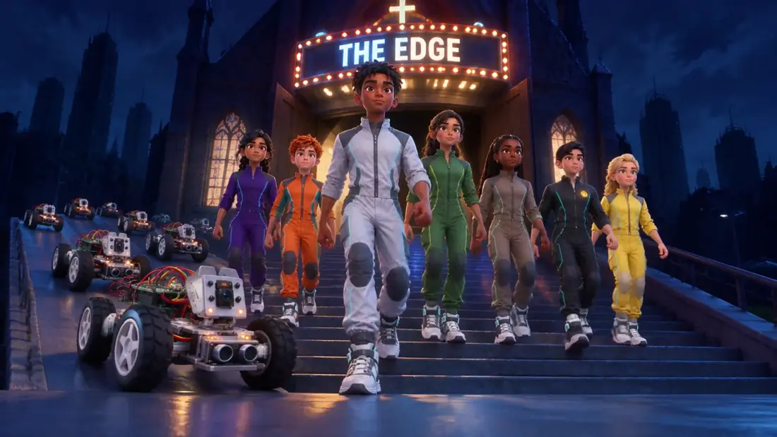 The rebels walk out of THE EDGE